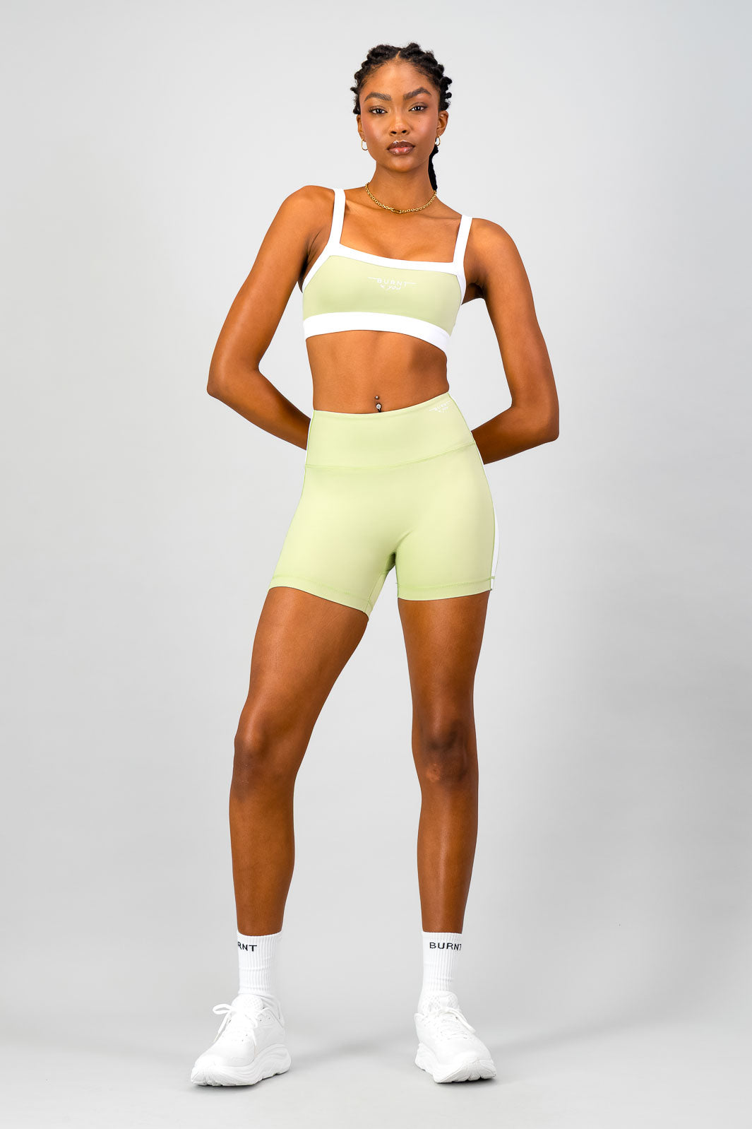 Burnt x You 4-Inch Inseam Short - Aloe